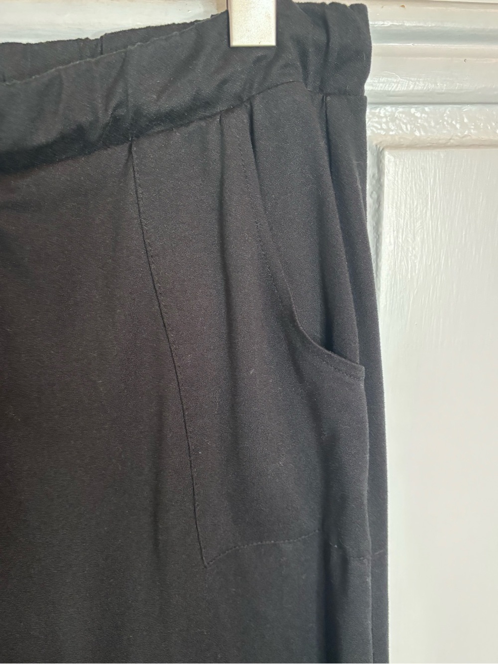 Lucky Brand Black Wide-Leg Drawstring Pants - Picture 4 of 8